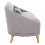 Holland Grey Linen Sofa Grey