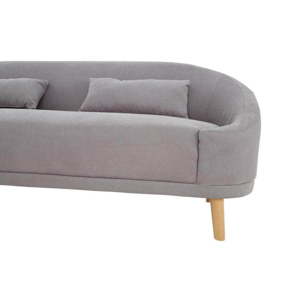 Holland Grey Linen Sofa Grey