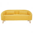 Holland Yellow Linen Sofa Yellow