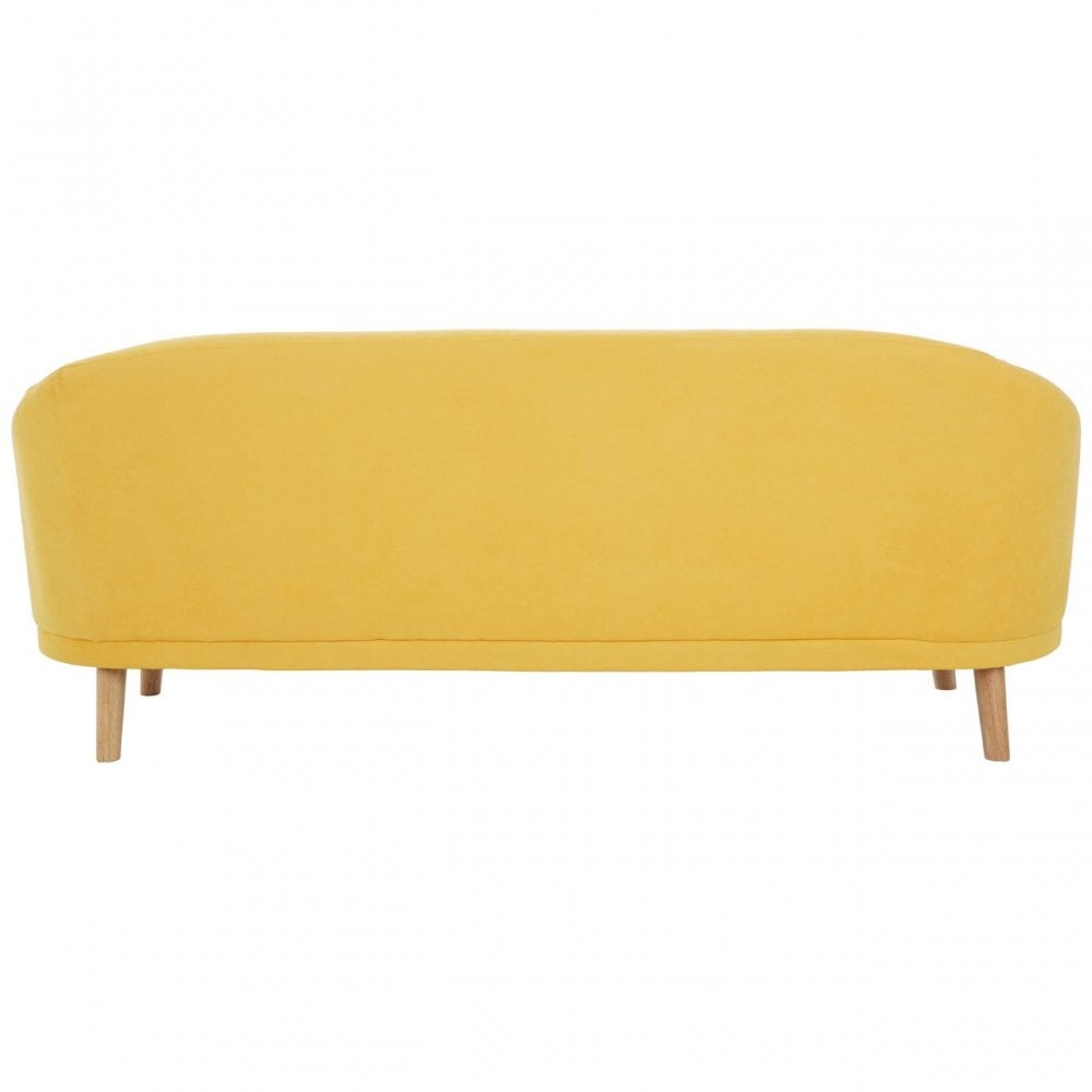 Holland Yellow Linen Sofa Yellow