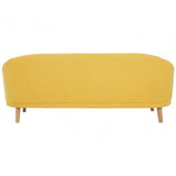 Holland Yellow Linen Sofa Yellow