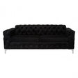 Madina Chesterfield Sofa Black