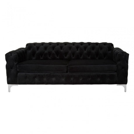 Madina Chesterfield Sofa Black