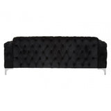 Madina Chesterfield Sofa Black