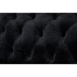 Madina Chesterfield Sofa Black