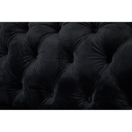 Madina Chesterfield Sofa Black