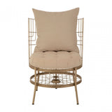 Mantis Champagne Gold Finish Chair Champagne