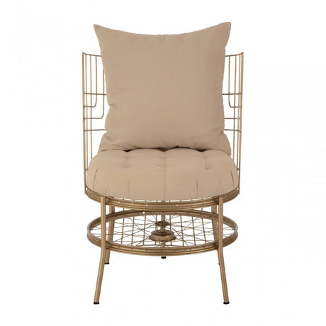 Mantis Champagne Gold Finish Chair Champagne