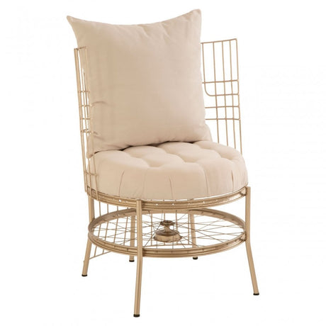 Mantis Champagne Gold Finish Chair Champagne
