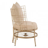 Mantis Champagne Gold Finish Chair Champagne