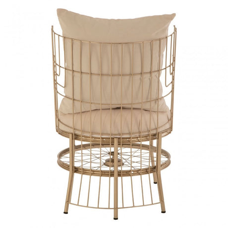 Mantis Champagne Gold Finish Chair Champagne