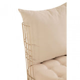Mantis Champagne Gold Finish Chair Champagne