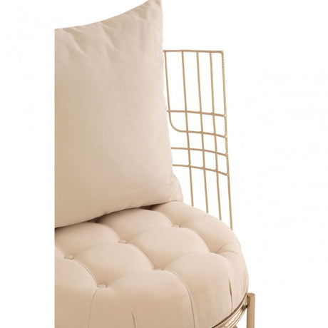 Mantis Champagne Gold Finish Chair Champagne