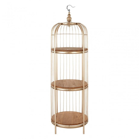 Mantis 3 Tier Champagne Gold Birdcage Unit Champagne