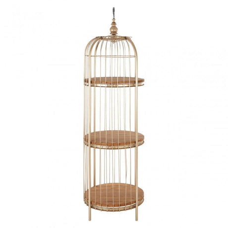 Mantis 3 Tier Champagne Gold Birdcage Unit Champagne
