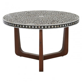 Temper Round Coffee Table Black