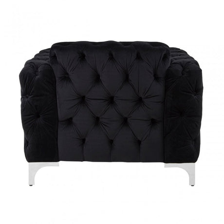 Madina Chesterfield Chair Black
