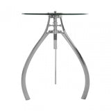 Maxi Crank Mechanism Adjustable Table Silver