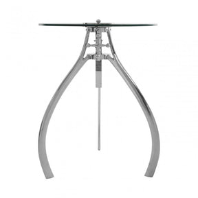 Maxi Crank Mechanism Adjustable Table Silver