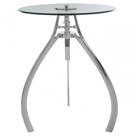 Maxi Crank Mechanism Adjustable Table Silver