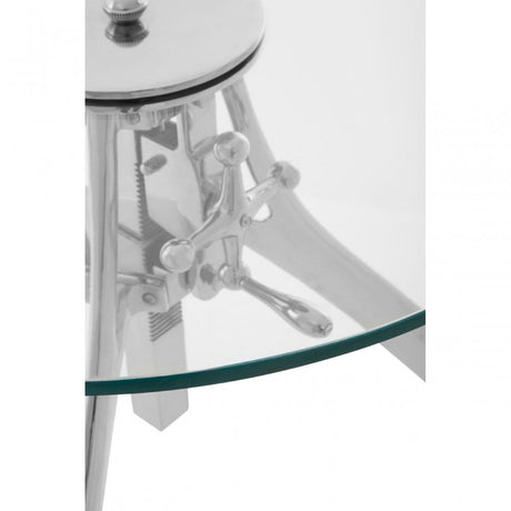 Maxi Crank Mechanism Adjustable Table Silver