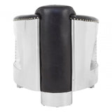 Venne Black Leather Sofa Chair Black