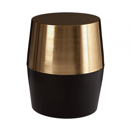 Margot Black and Copper Side Table Gold