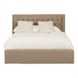 Hannah Kingsize Ottoman Bed Beige