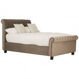 Orlando Double Ottoman Bed Grey