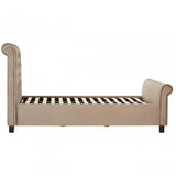 Orlando Double Ottoman Bed Grey