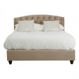 Josephine Brushed Velvet Double Bed Brown