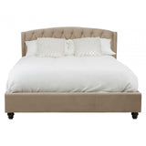 Josephine Mink Kingsize Bed Beige