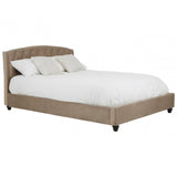 Josephine Mink Kingsize Bed Beige