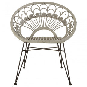 Manado Grey Rattan Chair Grey