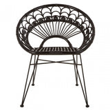 Manado Black Rattan Chair Black