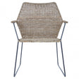 Manado Angled Design Natural Rattan Chair Natural