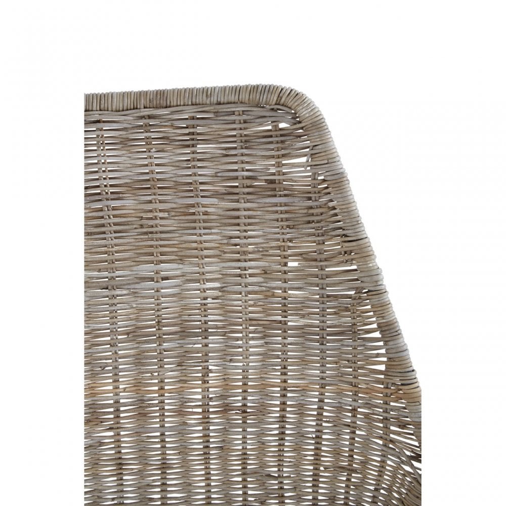 Manado Angled Design Natural Rattan Chair Natural