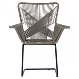 Manado Rattan Effect Chair Grey