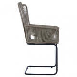 Manado Rattan Effect Chair Grey
