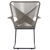 Manado Rattan Effect Chair Grey