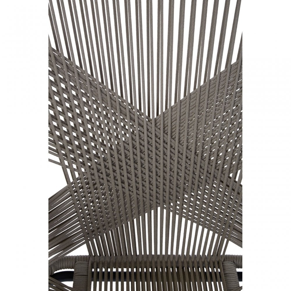 Manado Rattan Effect Chair Grey