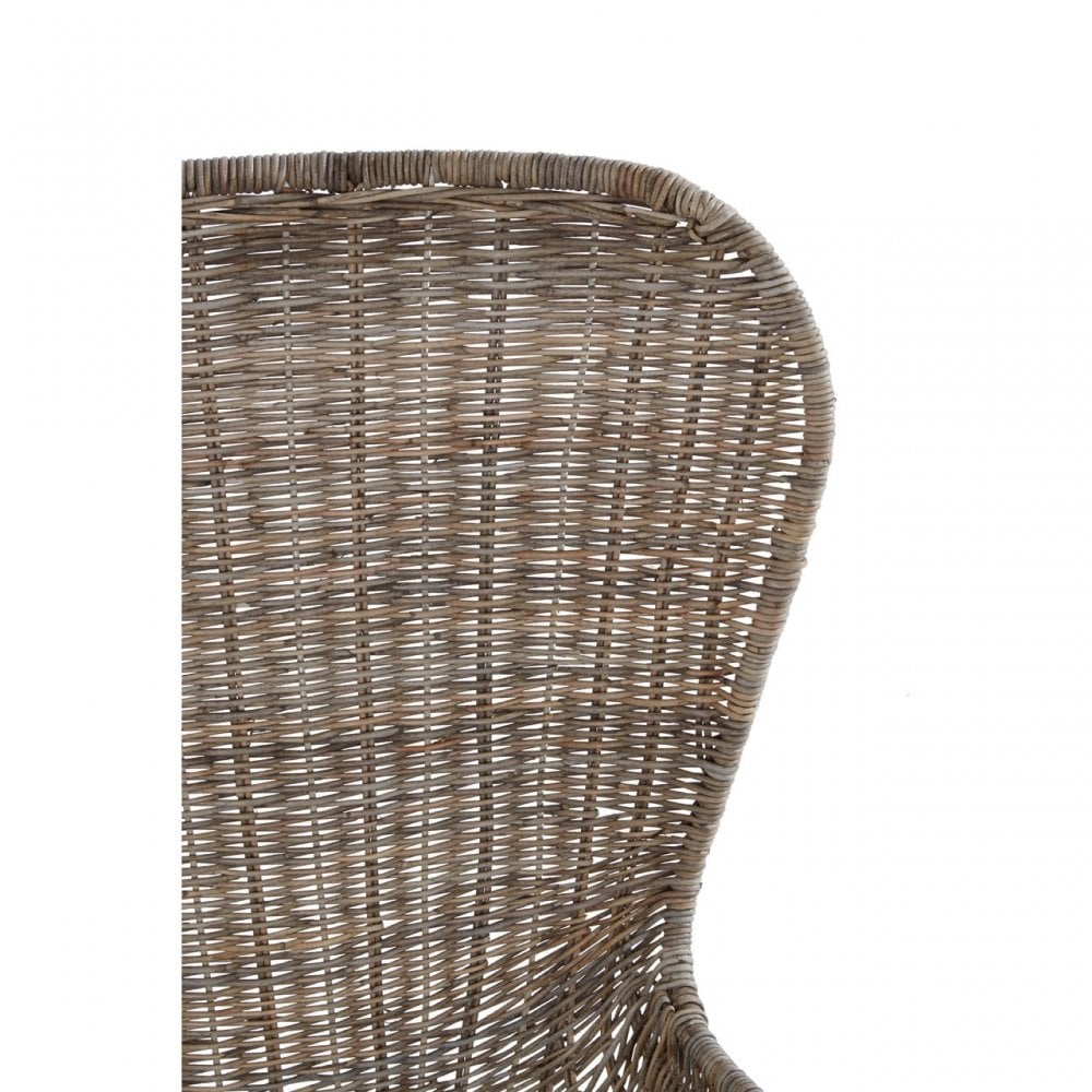Manado Curved Design Chair Natural