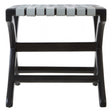 Kourtnai Grey Stool Black