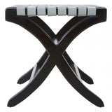 Kourtnai Grey Stool Black