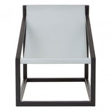 Kourtnai Grey Cubic Frame Chair Grey