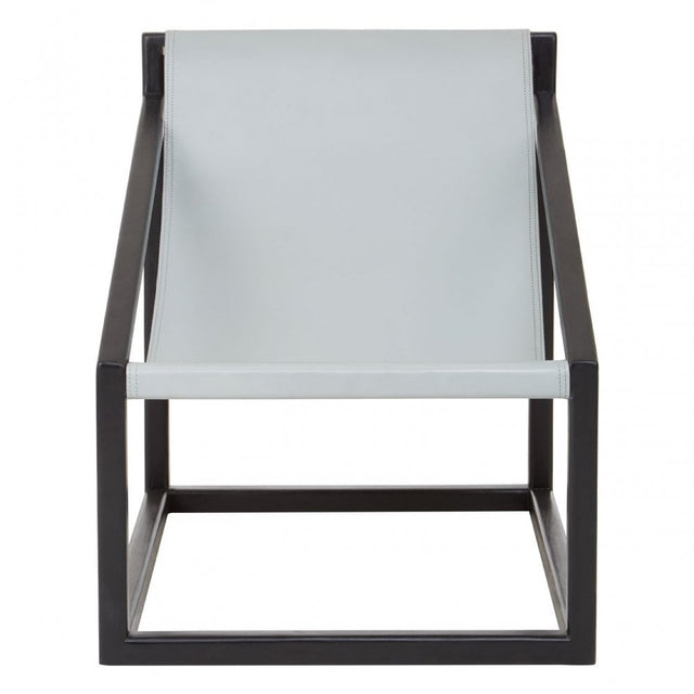 Kourtnai Grey Cubic Frame Chair Grey