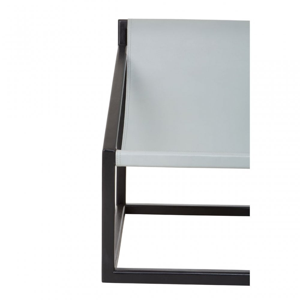 Kourtnai Grey Cubic Frame Chair Grey