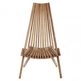 Manado Wooden Lounge Chair Natural