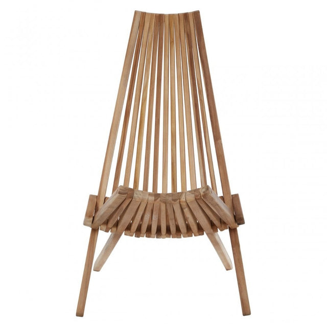 Manado Wooden Lounge Chair Natural