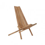 Manado Wooden Lounge Chair Natural